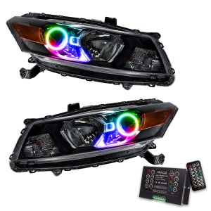 Honda Accord Coupe Headlight Assemblies - ORACLE Lighting - SMD ColorSHIFT w/ 2.0 Controller - `08-`12